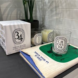 Diptyque Choisya (orange blossom) candle holder